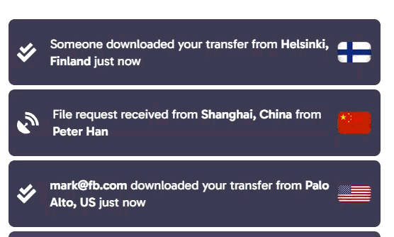 Rich geolocation tracking and real-time engagement alerts.